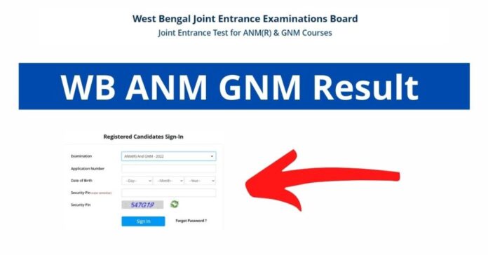 WB ANM GNM Result 2022