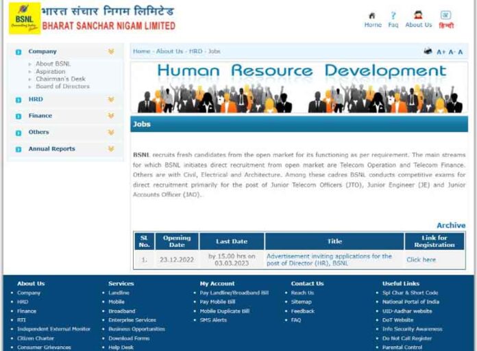 BSNL Job Vacancy 2023 | Online Application for 11705 vacancies