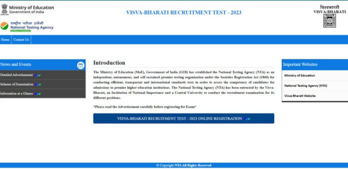 Visva Bharati University Vacancy 2023 | Apply Link for709 vacancies