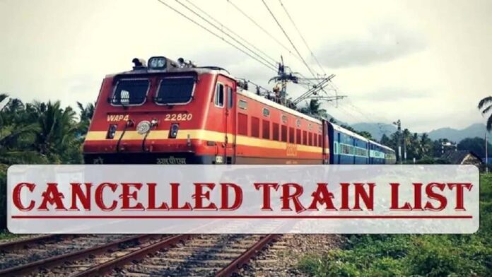 Today Trains Cancelled